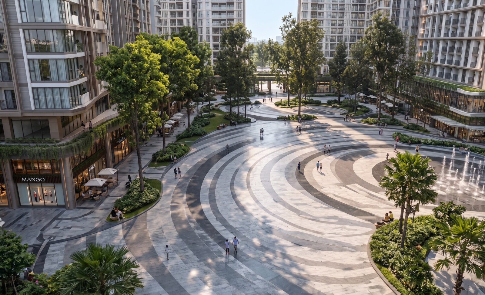 Phối cảnh quảng trường Sun Trường Vinh