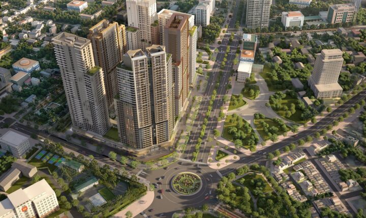 Phối cảnh tổng thể, không phải bản vẽ mặt bằng